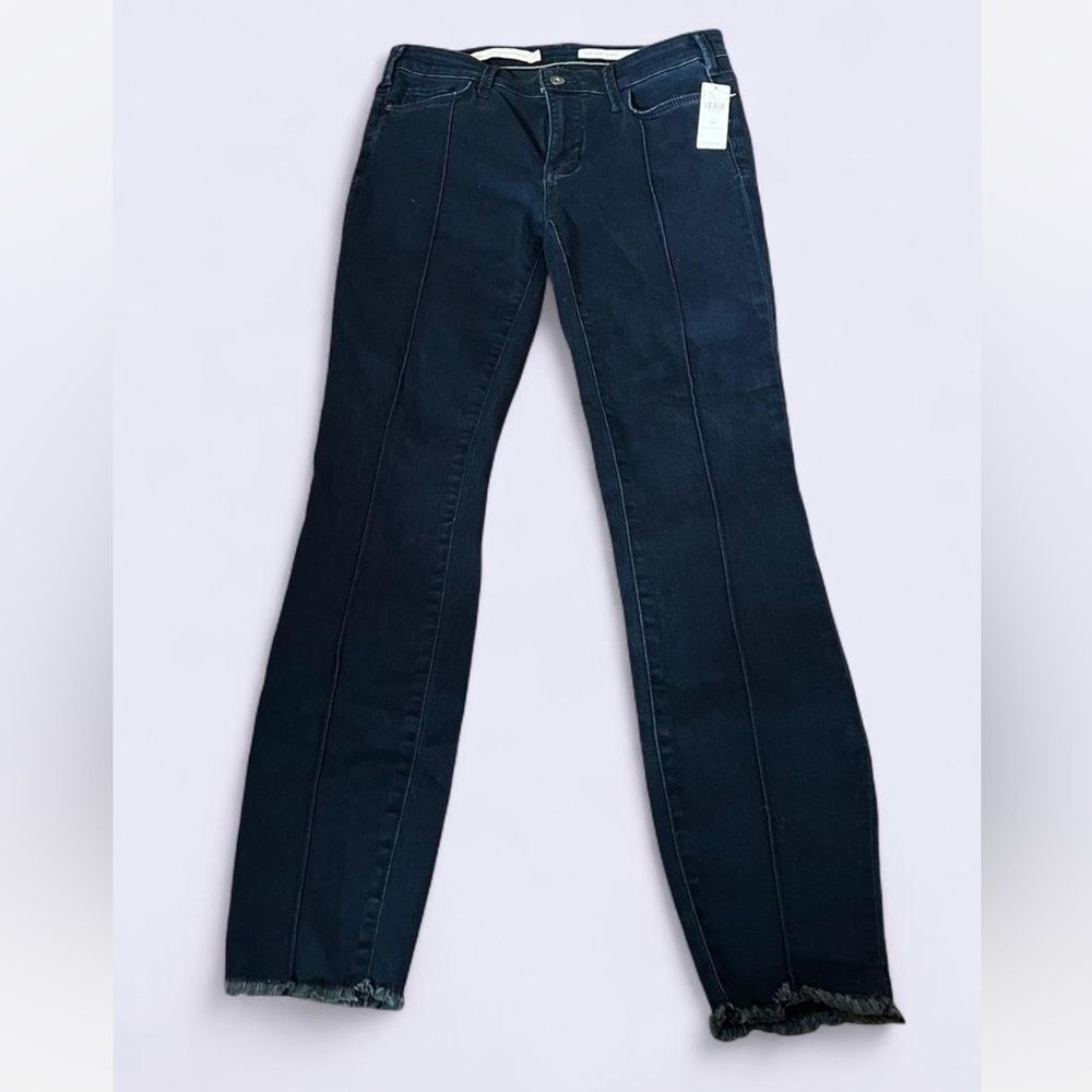 Anthropologie Straight-Leg Jeans in Dark Indigo